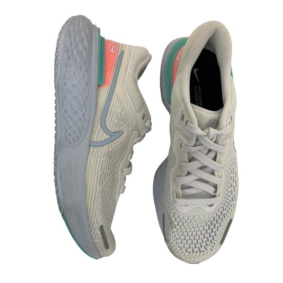 Nike size 8 ZoomX Invincible Run Flyknit Womens Running Shoes CT2229-102 GUC - Picture 10 of 11